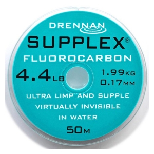 Drennan Vlasec Supplex fluorocarbon 50m 1,7lb 0,105mm