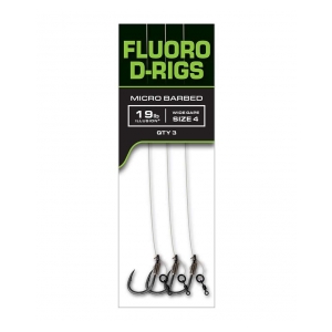 Fox International Hotové návazce Carp Ready Rigs - Fluoro D-Rig vel.6 3ks