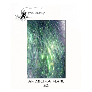 Tommi Fly Angelina hair - paví zelená