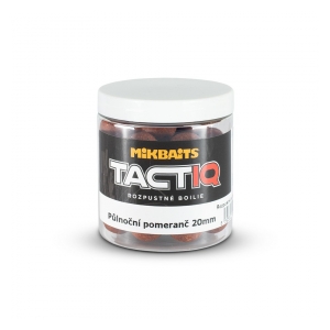 Mikbaits Rozpustné boilie TactiQ 250ml Půlnoční pomeranč 20mm