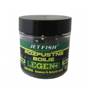 Jet Fish Rozpustné boilie Legend Range 250ml 20mm Bioliver Ananas/N-butyric 