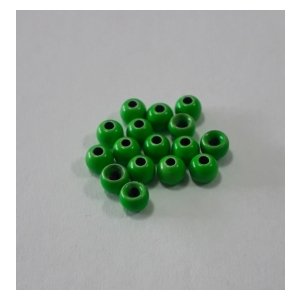Sybai Brass clasic beads fluo green - 3,2mm