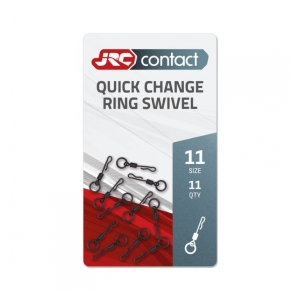 JRC Rychlovýměnný obratlík s kroužkem Quick Change Ring Swivel vel. 11 - 11ks