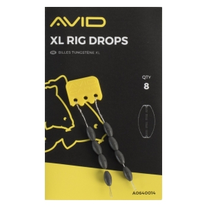 Avid Carp Tungstenová těžítka Outline XL Rig Drops 