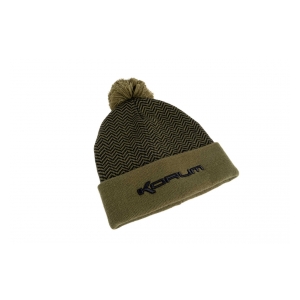 Korum Čepice Thermal Beanie Hat - Black/Olive