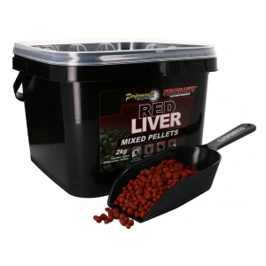 STARBAITS Pelety Mixed Red Liver 2kg