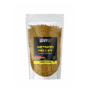FeederBait Method pellet 2 mm 800 g Sladká kukuřice