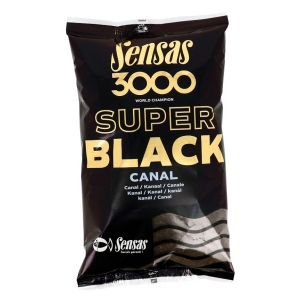 Sensas Krmení 3000 Super Black (kanál-černé) 1kg