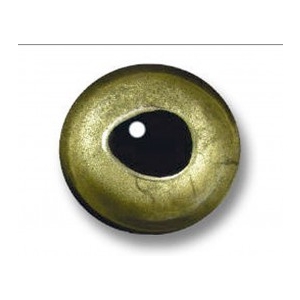Sybai 3D epoxy eyes - 7,5mm real green