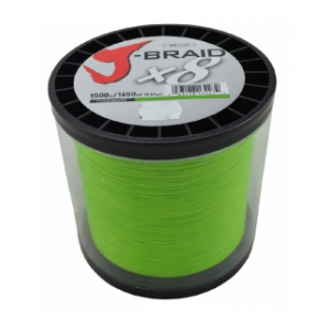 Daiwa pletená šňůra J-Braid barva Chartreuse - 0,35 mm/36kg - 1m - Nutné dokoupit cívku kód: 12025