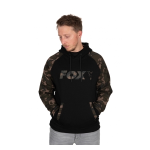 Fox International Mikina Black Camo Raglan hoodie vel.XXXL