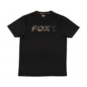 Fox International Tričko Black/Camo Chest Print T-shirt vel. M