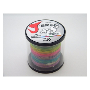 Daiwa Pletená šňůra J-Braid barva multi color 0.22 mm 17 kg 1 m - Nutné dokoupit cívku kód: 12025