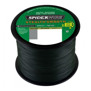 Spiderwire Pletená šňůra Stealth Smooth x8 0.33 mm 29.5 kg 1 m Green - Nutné dokoupit cívku kód: 12025
