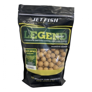 Jet Fish Boilie Legend Range 3kg 20mm Žlutý Impuls Ořech/Javor