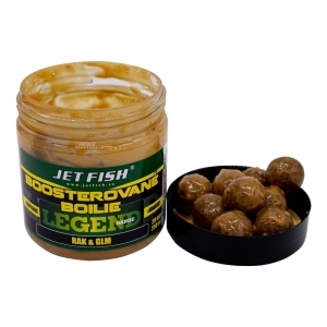 Jet Fish Boosterované boilie Legend Range 250ml 24mm Rak & GLM