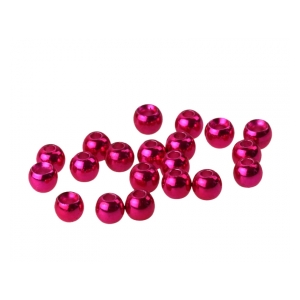 Sybai Brass metalic beads purple - 2mm