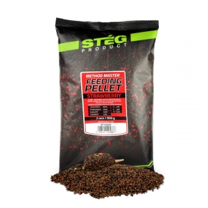 Stég FEEDING PELLET 2MM 800g - Jahoda