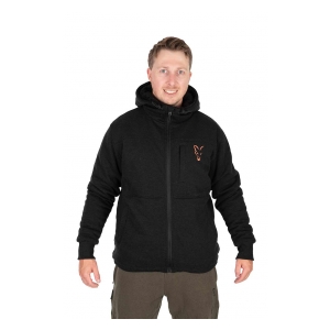 Fox International Bunda Collection Sherpa Jacket Black Orange vel. M