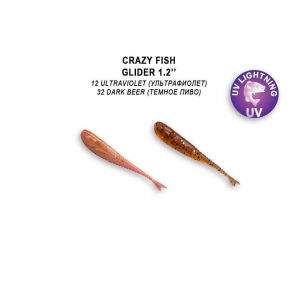 Crazy Fish Glider 1,2&quot; 3cm barva 12/32