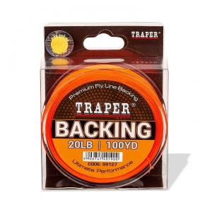 Traper Podkladová šňůra Backing oranžová 30LB 100YD