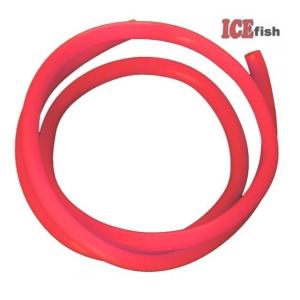 ICE fish Fluo trubička 4 / 6 mm - Červená