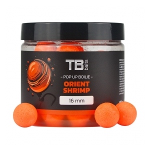 TB BAITS Plovoucí Boilie Pop-Up Orient Shrimp + NHDC 65 g - 12 mm