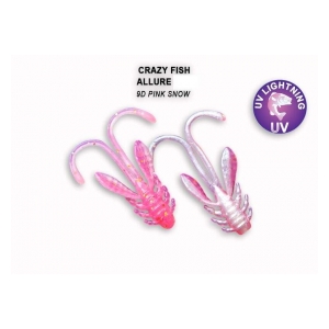 Crazy Fish Gumová nástraha Allure 4cm  barva 9D balení 8 kusů