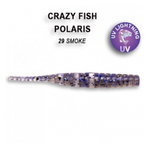 Crazy Fish Gumová nástraha Polaris 4,5 cm - barva 29, kreveta-8ks
