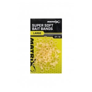 Fox Matrix Super Soft Bait Bands Large 100pcs